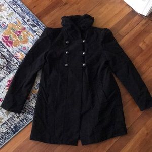 B Wear large pea coat Janet Jackson style p1